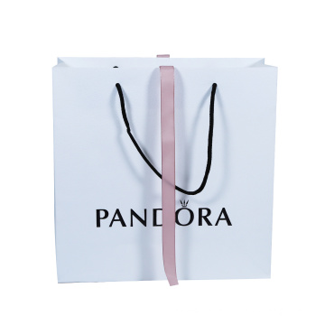 Shopping Bag Customized Paper Shopping Bag/Paper Bag with Ribbon